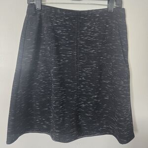 Max Studio Black and Gray Pencil Skirt